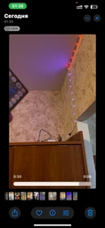 Светодиодная LED лента RGB 15 метров, SMD 3535, 24 В, Bluetooth, пульт и блок питания (SD103BB) фото от покупателей 11