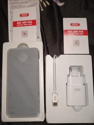 Мережевий зарядний пристрій XO L91EU PD 25W/1 USB-C White + Type-C to Type-C Cable 59794
