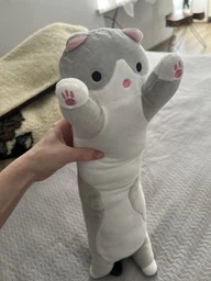 Іграшка плюшева обіймашка Кіт батон 50 см MY KIGU Коричневий (9007)