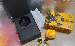 Бездротові вакумні Bluetooth-навушники "Transformers" з мікрофоном та шумозаглушенням, сріблястий (87016055)