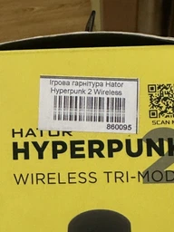 Навушники Hator Hyperpunk 2 Wireless Tri-mode Black/Yellow (HTA-857) фото від покупців 2