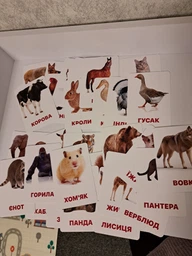 Карточки Домана ''Домашние животные'' на украинском языке, в наборе 15 карточек фото от покупателей 5