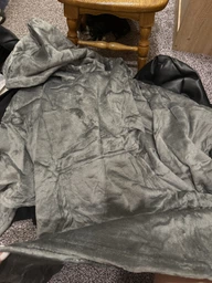 Плед кофта с рукавами и капюшоном HUGGLE HOODIE one size
