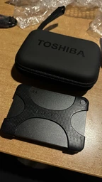 Комплект Внешний жесткий диск Toshiba Canvio Basics A3 750GB USB Портативный HDD накопитель Black + защитный кейс для ноутбука ПК Хранение данных Windows Mac OS OTG Android 750 гб АРТ: C750