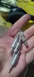 Штекер Jack 3,5мм стерео корпус метал LX1018