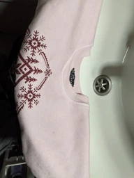 Чоловічий різдвяний світшот Сніжинка Burgundy L UKRS-9915 UkrGlamour