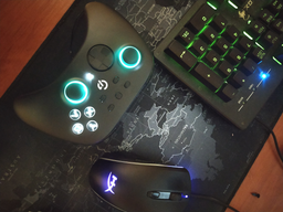 Беспроводной геймпад GamePro GPX13B 2.4G/BT 5.1/USB (Switch/PC/iOS/Android) RGB Black фото от покупателей 13