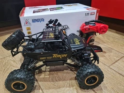 Машинка на радиоуправлении 1:12 4WD большая 37 см Rock Crawl Gold з пультом автомобиль внедорожник монстр-трак
