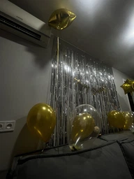Воздушные шары "Happy Birthday silver" набор - 15 шт., Италия фото от покупателей 1