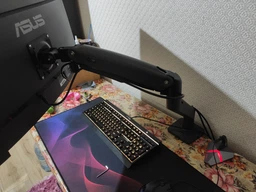 Настольное крепление для монитора RZTK NB-F100A 22-35'' до 12кг VESA 75x75/100x100мм Black + кабель USB3.0 1.5 м