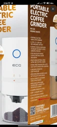 Кофемолка ECG KM 150 Minimo White