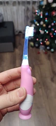 Brush-Baby BabySonic звуковая зубная щетка, 0-3 года голубая фото от покупателей 2