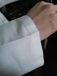 Кимоно для карате белое детское, костюм форма для айкидо детей девочек мальчиков ребенка борьбы каратэ киокушинкай тхэквондо джиу джитсу кикбоксинга рукопашного боя борцовское женское мужское взрослое Hechpro рост 110 см АН1749 фото от покупателей 3