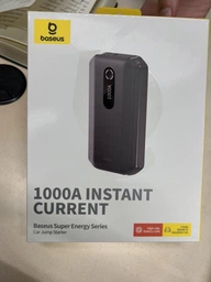 Пусковое зарядное устройство авто аккумулятора бустер BASEUS Super Energy Pro Car Jump Starter 1000A 10000mAh с функцией powerbank фото от покупателей 9