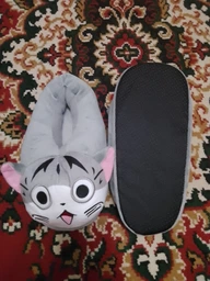 Капці кігурумі котик чи Kigurumi Домашні Сірі Плюшеві тканинні 35-43 (3015)