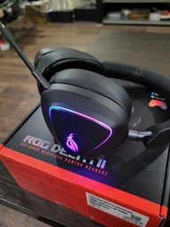Наушники с микрофоном ASUS ROG Delta II Black (90YH03W0-BHUA00) фото от покупателей 12