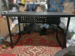 Стіл письмовий Майк Ferrum-decor 75x120x70 Чорний метал ДСП Бетон 32 мм (FRD-106534) фото від покупців 4