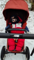Дитячий зимовий комбінезонз Momo Bear на міху, 3 кольори, утеплений, на застібці р.9місяців, 77см фото от покупателей 2