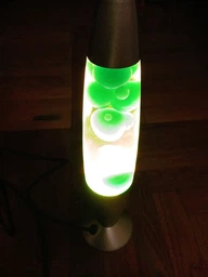 Настольная Лава лампа с воском LAVA LAMP 34,5см Зеленая фото от покупателей 7