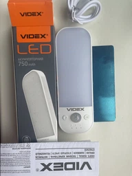 LED Світильник акумуляторний з датчиком руху VIDEX VL-NL014W-S 50Lm 3000K-6500K (24/120)