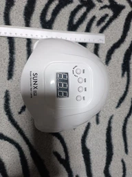 Лампа для маникюра Nail Lamp SUN X Plus 120W для покрытия ногтей гель лаком, гелем UV/LED White фото от покупателей 8