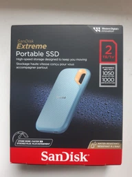 Зовнішній диск SSD SanDisk Extreme Portable V2 2TB USB 3.2 Type-C Монтерей (SDSSDE61-2T00-G25M)