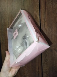 Беспроводные наушники Rabbit Ear KE-01 с LED подсветкой, радио, MicroSD WHITE WITH PINK фото от покупателей 1