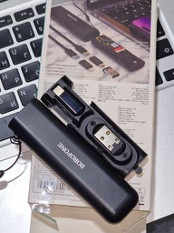 Набор 4в1 переходников адаптеров Borofone переходник USB Lightning MicroUSB с кабелем Type-C to Type-C в кейсе, 60W