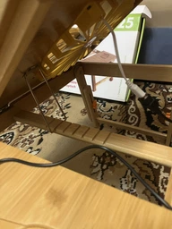 Бамбуковый столик для ноутбука MLT Home Zen 25 17 диагональ экологический бамбук регулировка высоты и наклона фото от покупателей 4
