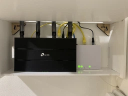 Полка для роутера Wi-Fi коробка 40*20*10 см Белая фото от покупателей 8