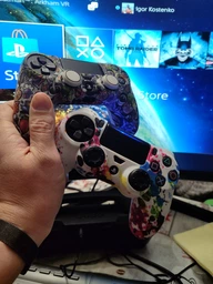 Силиконовый чехол Honson для джойстика PS5 Dualsense черный фото от покупателей 7