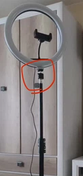 Набор блогера LED лампа 30 см + штатив 2.1м + держатель для телефона для фото и видео CXB30 фото от покупателей 18
