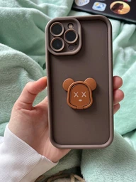Чохол Мультяшний З Підставкою Pretty Case iPhone 13 Pro Max Bear X Brown фото від покупців 2