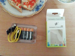Батарейки AA аккумуляторные Znter с разъемом USB Type-C на 1.5V/3000mWh - 4 ШТ.