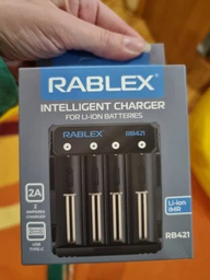 Зарядное устройство Rablex RB421 универсальное на 4 пустое