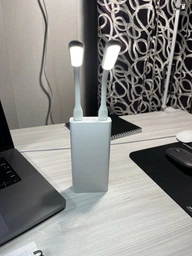 Портативная светодиодная лампа Xiaomi CUKTECH (ранее ZMI) USB LED Light 2, 5 уровней яркости, гибкая, White (AL003) фото от покупателей 8
