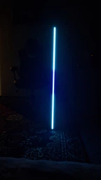 Напольная угловая светодиодная RGB LED лампа - торшер для спальни 1.2 м фото от покупателей 3
