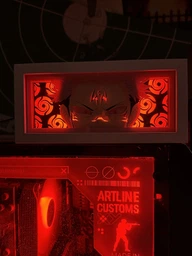 Светильник многослойный с 3D эффектом led лампа Рёмен Сукуна из аниме Магическая Битва / Jujutsu Kaisen. (100197.2) фото от покупателей 1