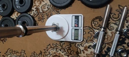 Набір штанга + гантелі металеві Newt Gym Set-H Home 79 кг (NE-M-H-SET-79) фото від покупців 3