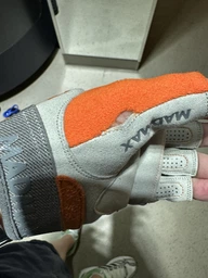 Перчатки для фітнесу MadMax MFG-850 Crazy Grey/Orange S фото від покупців 1