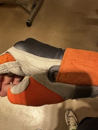 Перчатки для фітнесу MadMax MFG-850 Crazy Grey/Orange S