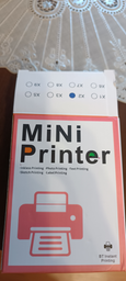 Портативный детский мини принтер (Mini Printer) + 13 бумаг и набор ручек или фломастеров
