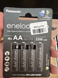 Акумулятор Panasonic AA Eneloop 2500mAh Pro NI-MH * 4 (m426894) фото від покупців 4