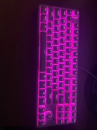 Клавиатура проводная Hator Rockfall 2 Mecha TKL Orange USB Black (HTK-520)