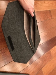 Чохол-конверт з войлоку Fruct Felt NW15/16 для MacBook Pro 16/Pro Retina 15 (2012-2015) Темно-Сірий фото від покупців 6
