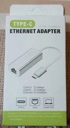 Мережевий адаптер USB Type-C RJ45 Gigabit Ethernet 1000 Мбіт/с LAN для ноутбука U&P SC142 Silver фото від покупців 1