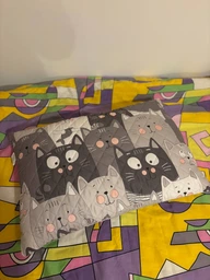 Подушка Руно Grey Cat антиаллергенное волокно 50х70 см (Р310.52СЛУ_Grey Cat) фото от покупателей 5