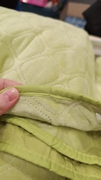 Покривало ТЕП велюрове Velour Ромб круглий Салатовий Полуторне 150х210 см Двостороннє