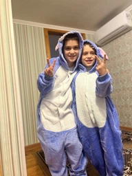 Пижама кигуруми Kigurumi Стич синий для мальчика размер на рост 120-130 см (200941) фото от покупателей 5