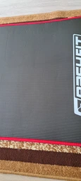 Коврик для йоги, пилатеса и фитнеса EasyFit EF-19192-BK, противоскользящий, NBR, Черный, 180×61×1 см. фото от покупателей 17